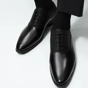 Zara | Shoes | Zara Textured Black Dress Shoes Size 43 New  display picture 1